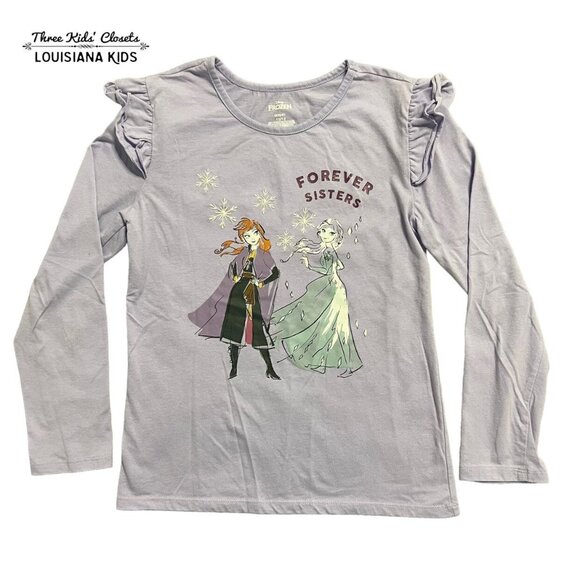 Disney Other - Disney 10/12Y Frozen Elsa Anna Sisters Tee Shirt